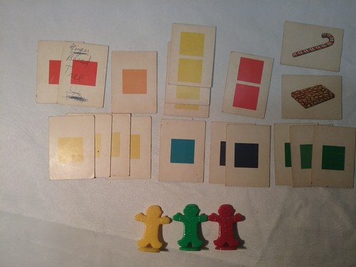 Vintage CANDY LAND Game 1955 Gingerbread Token Movers Cards Replacement ...