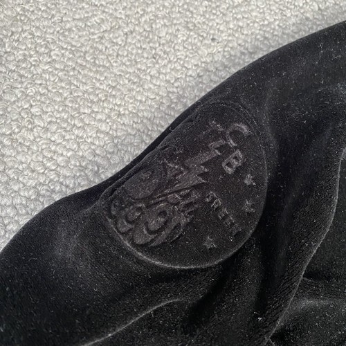 Pretty Green x Elvis Presley TCB Velour Sweatshirt Medium Black Sweater Jumper - 第 6/17 張圖片