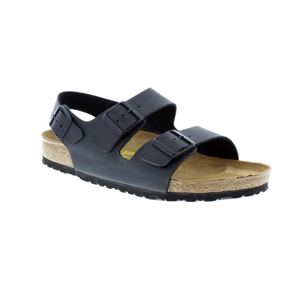Birkenstock Unisex Milano Regular Fit - Schwarz Fabric 034791 Herren Sandalen Birkenstock Unisex Milano Regular Fit - Schwarz Fabric 034791 Herren Sandalen