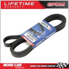 EPDM Serpentine Belt 6PK2615 for Ford F-150 Expedition Buick Regal GMC Saab 9-5