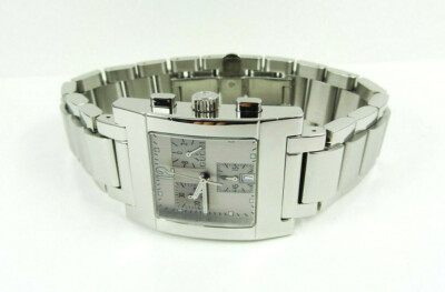 Gucci 7700 Series Silver Tone Chronograph Date Men's Watch $1,495