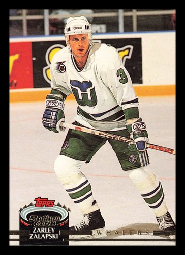1992 Stadium Club Zarley Zalapski #25 card