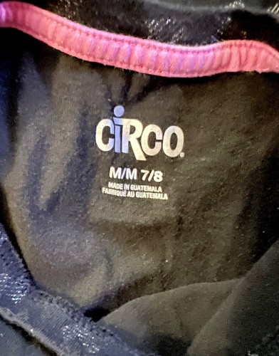 Circo Long Sleeve Tee Size M (7/8) Black Sparkly Hearts - Picture 2 of 2