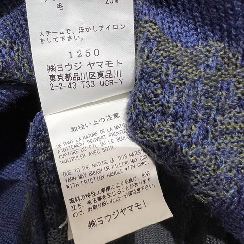 Y's Yohji Yamamoto Knitted Sweater Wool Deformed Cut-Off Flower From Japan - Picture 8 of 11