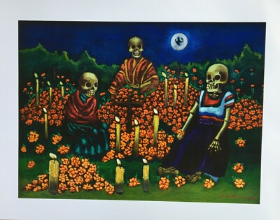 Janitzio Day Of The Dead, Jose Luis Ramirez, Wall Art Print Poster 11 ...