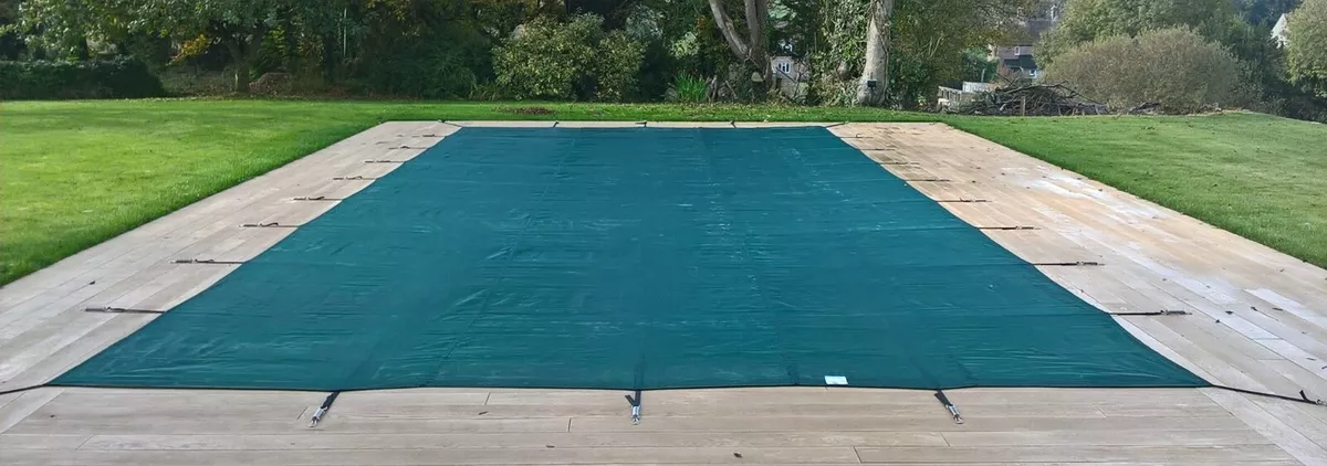 plastica Pool Safety Cover Rectangle Inground Pool Cover Winter