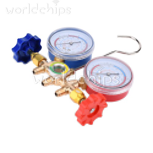 Refrigerant Manifold Gauge Air Condition Refrigeration Tools for R12 R22 R404A - Picture 14 of 19