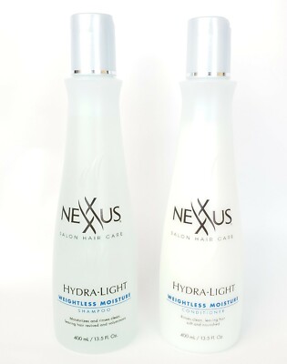 2 PK Set Lot Nexxus Hydra Light Weightless Shampoo & Conditioner Original 13.5oz