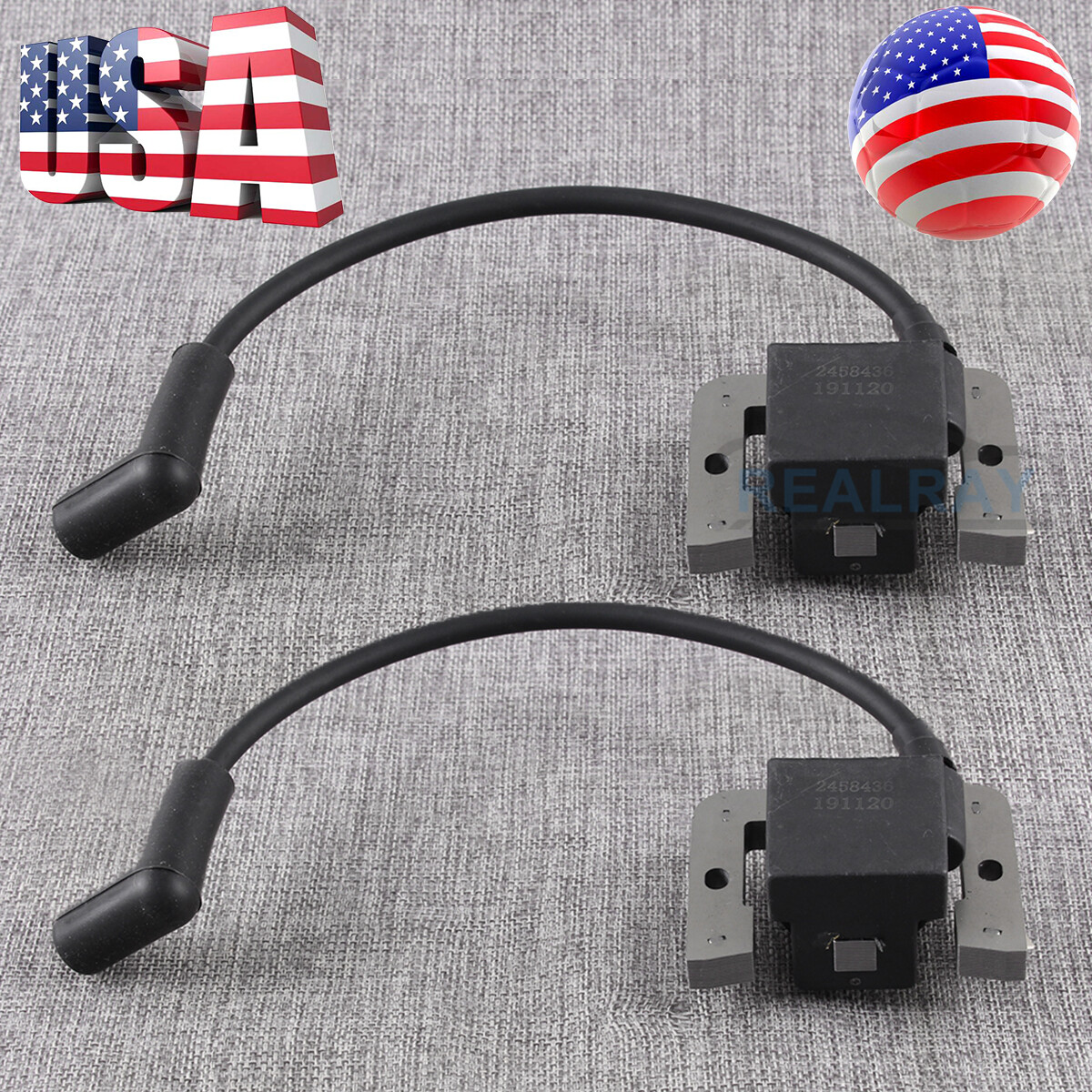 24 584 15-S 24 584 11-S 24 584 36-S TIKSCIENCE 2Pcs Ignition Coil Module,Fit for Kohler CH25 and CV22-CV25,Replace 24 584 03 24 586 36 24 584 15 24 584 11