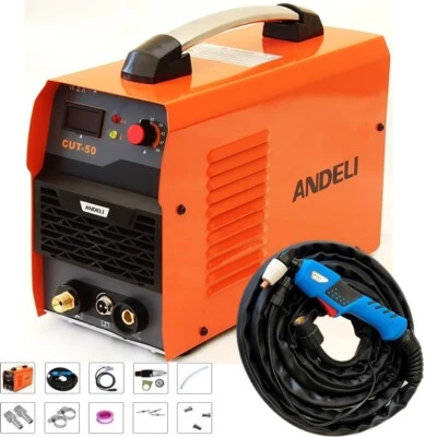 ANDELI 50amp Air Plasma Cutter HF Start Inverter Plasma CUT50 Cutting Machine - Image 1 of 4