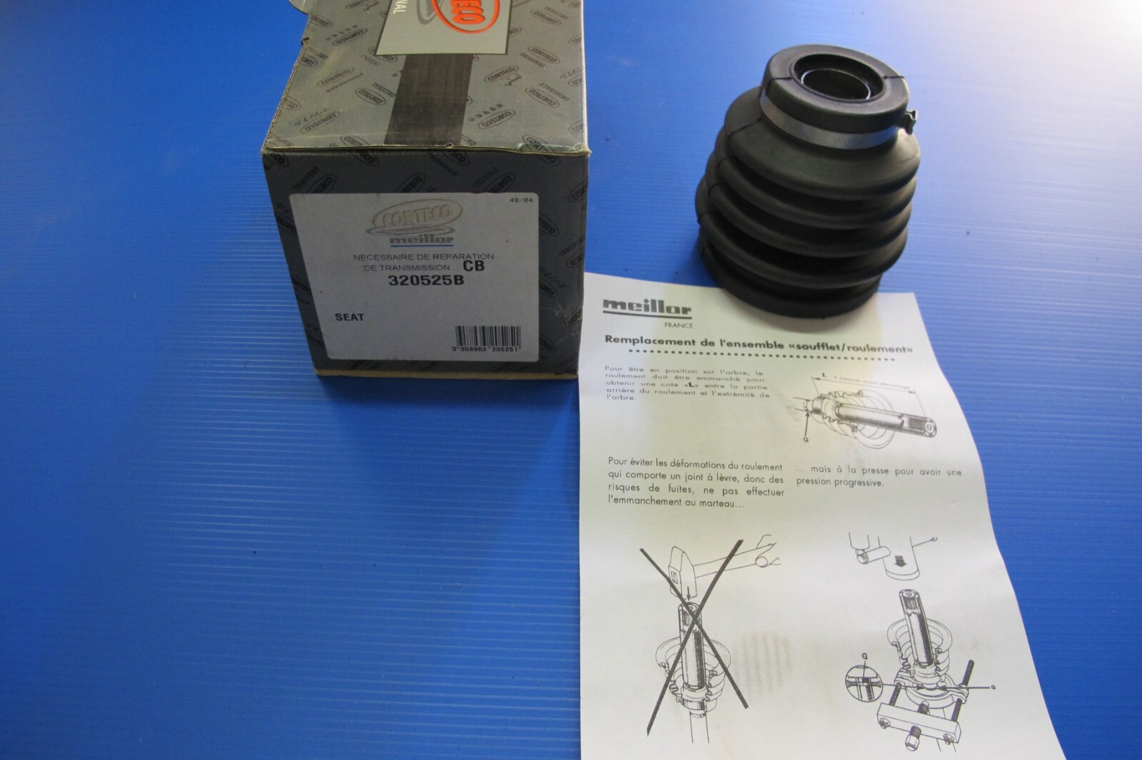 Soufflet de cardan Meillor en caoutchouc renforc&eacute; pour Seat Ibiza