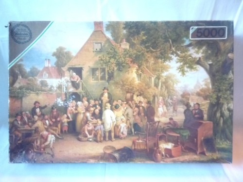 Falcon A Village Auction No 3830 Jigsaw Puzzle 5000 Pce SEALED BAG RARE VINTAGE - Picture 12 of 12