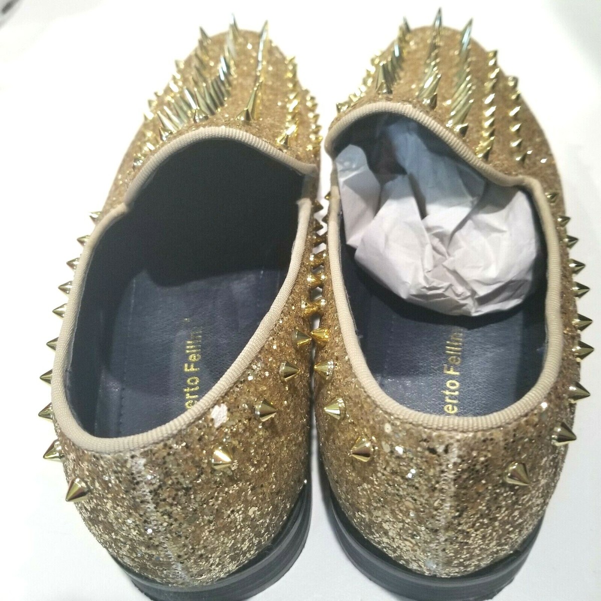 ALBERTO  FALLINI SPIKES&STUDS LOAFER Amazon.com | Alberto Fellini Santoni Men main image 3
