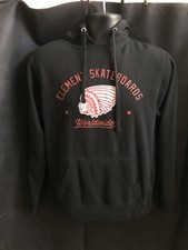 ELEMENT Skateboards Hoodie Size Small Sweatshirt Black W/cool Logo