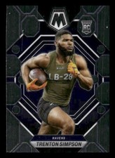 2023 Panini Mosaic #367 Trenton Simpson Rookie Baltimore Ravens