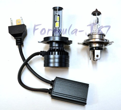 LED Kit F15 140W 9003 HB2 H4 Lime Yellow Two Bulbs Headlight Replacement Lamp OE - Picture 7 of 19