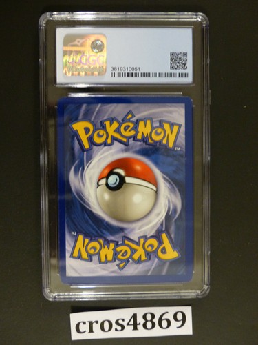 1999 Pokemon Base Set Unlimited Hitmonchan Holo, CGC 8.5 (like PSA) - Picture 2 of 2