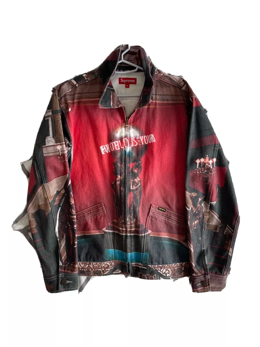 Supreme X Scarface Trucker Jean Jacket Size M 100 % Authentic