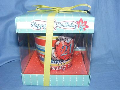 Me To You Bär 21. Geburtstag Tasse Geschenk G91M0031 Tatty Teddy NEU OVP