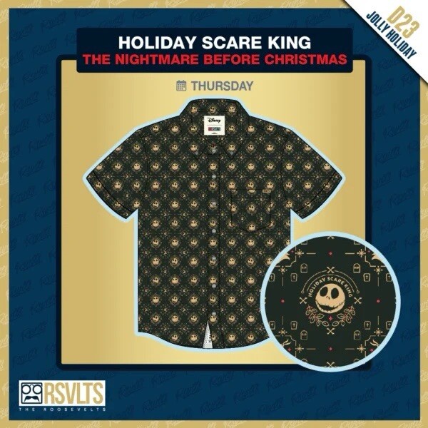 RSVLTS LRG D23 Disney Exclusive Jack Skellington Holiday Scare King LE SOLD OUT