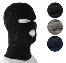 3 Hole Full Face Ski Mask Winter Beanie Balaclava Hood Tactical Snow Hat Cap Lot