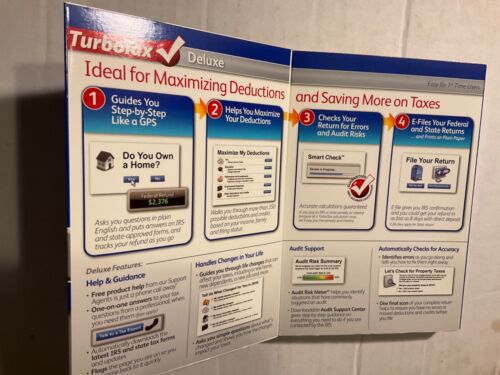 Intuit TurboTax Deluxe Federal + Efile + State 2010, Very Good, - Picture 4 of 4