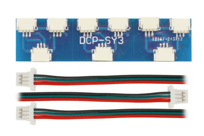 DCC Concepts ~ Cobalt Alpha Switch Y-Connectors (3 Pack) ~ DCD-SY3