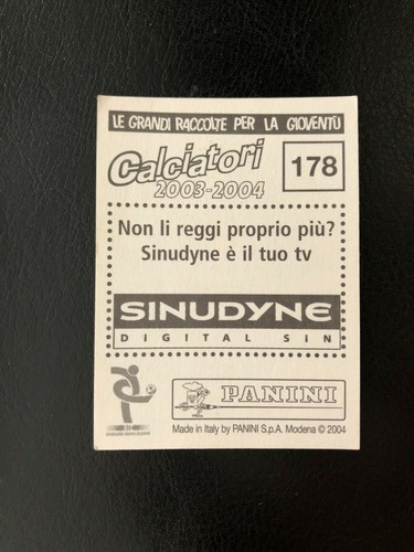 FIGURINA CALCIATORI PANINI 2003/04 LAZIO ODDO n 178 NUOVA CON VELINA - Imagen 2 de 2