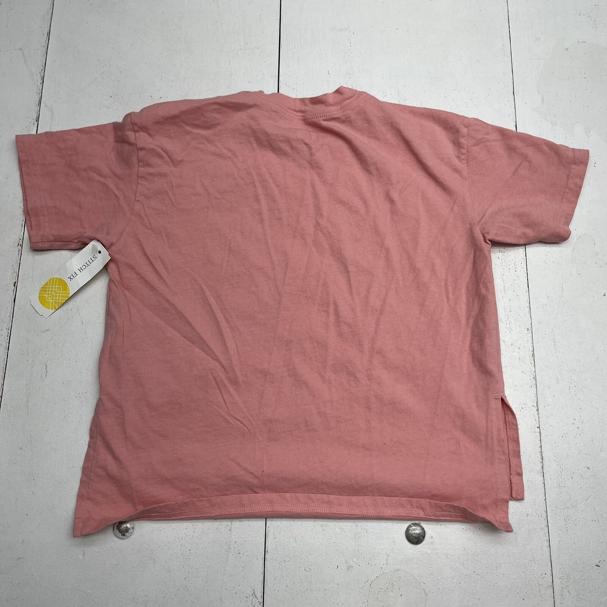 The North Face Pink Simple Basic Logo Short Sleeve T Shirt