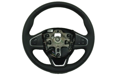 MEWANT Black Leather Steering Wheel Cover for Renault Clio 4 IV 2012-2016/Captur 2013-2016