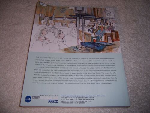 The Illustrated Courtroom 50 Years of Court Art Aggie Kenny Bill Robles SIGNED - Imagen 3 de 4