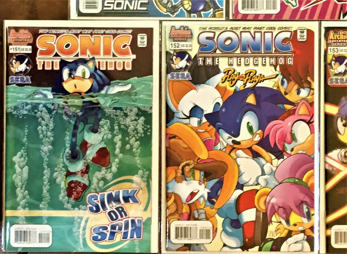 SONIC The HEDGEHOG Comic Book #136 July 2004 KNUCKLES & JULIE SU