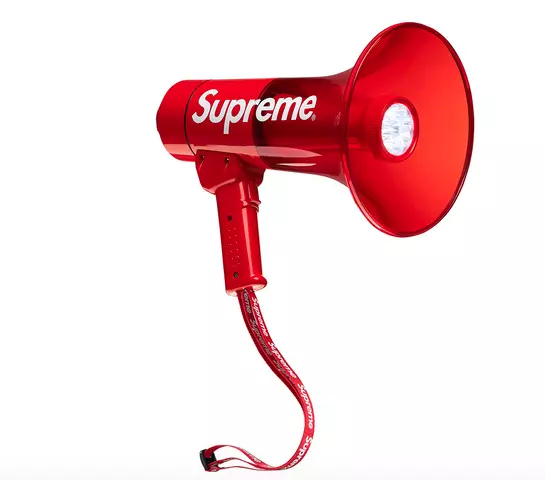 Supreme Pyle Waterproof Megaphone New Red In Hand FW21