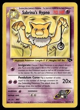 Sabrina's Hypno 56/132 Uncommon Gym Challenge Pokemon 2000 on eBay