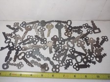 Antique Flat Keys Lot of 50 Various Keys