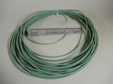 Western Electric Green Cloth Covered Wire 50' Coil 18ga Stranded Tobacco Smell
