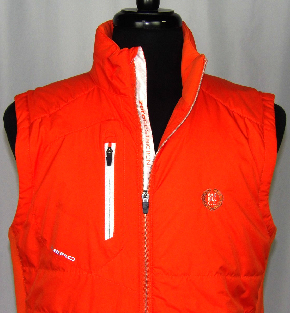 Zero Restriction PrimaLoft Insulated Orange Zip-U… - image 2