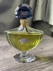 Vintage Guerlain Shalimar 2oz Factice Display Bottle Blue Fan Stopper Sealed — photo 1
