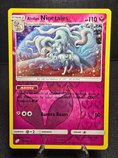 Pokemon 2019 SM Team Up Alolan Ninetales Reverse Holo Card #111/181 on eBay