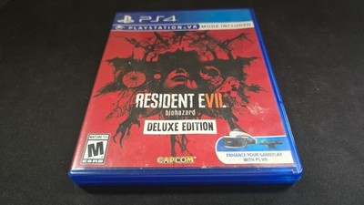 Resident Evil VII 7 Biohazard Deluxe Edition PS4 LN perfect disc+Season Pass DLC