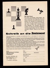 3w6685/ Alte Reklame von 1959 &ndash; BUNDESWEHR