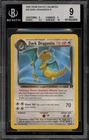 Pokemon Dark Dragonite Team Rocket Unlimited NON Holo Rare #22 BGS 9 Mint