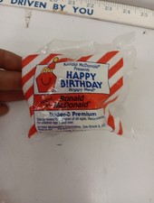 Vintage McDONALD'S 1994 Happy Birthday Happy Meal Ronald Under-3 Toy, NEW