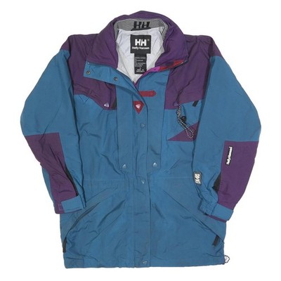 HELLY HANSEN Damen Outdoorjacke blau & lila S Polyestermischung Reißverschluss