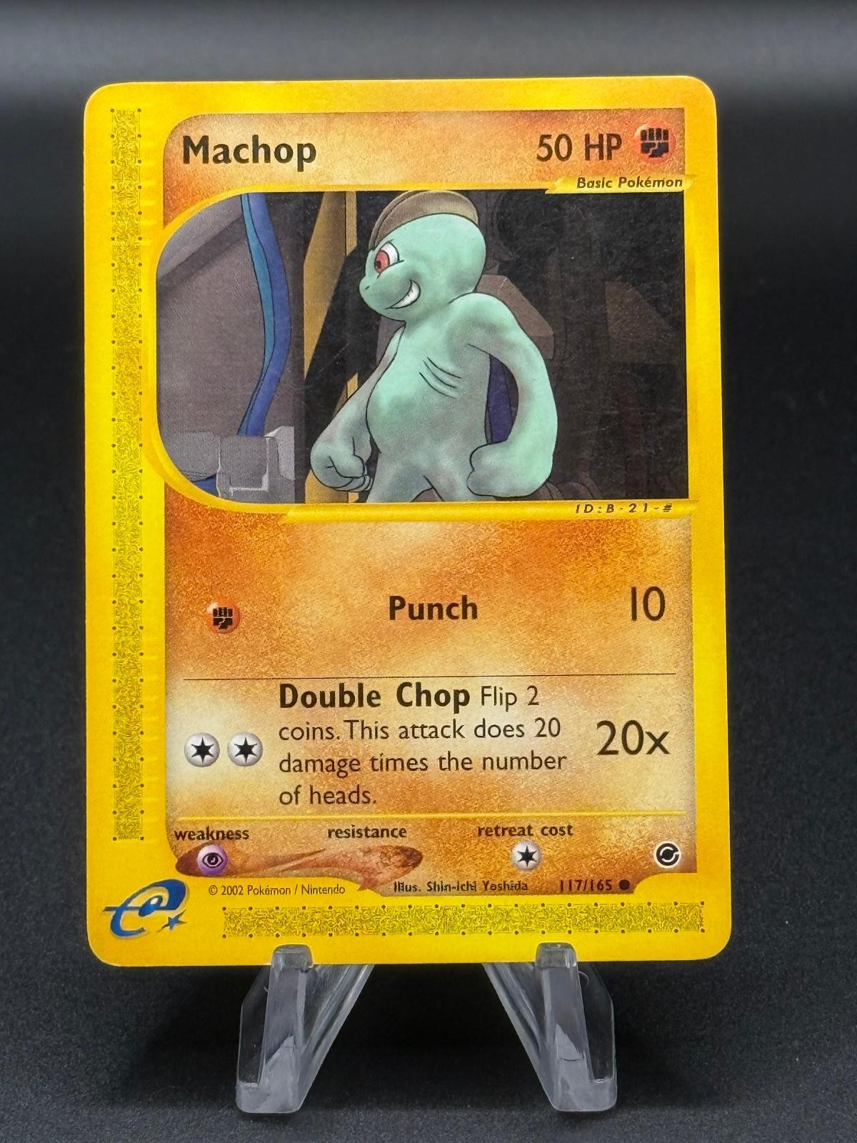 Machop 117/165 Common Expedition Base Set Pokemon Lightly Played