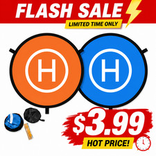 CLEARANCE 75cm 30" Drone Landing Pad Waterproof Helipad For DJI Mavic Mini Autel