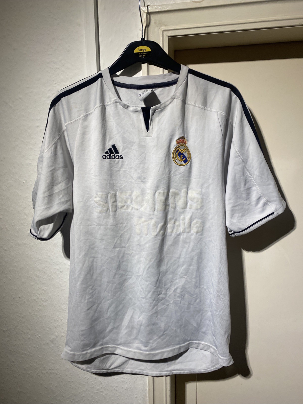 Real Madrid Adidas 2003/2004 Zidane Home Football Shirt Medium 