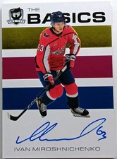 2023-24 UD The Cup The Basics Auto Ivan Miroshnichenko Washington Capitals