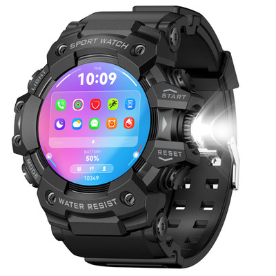 Men Women SmartWatch Outdoor Sports Smart Watch Flashlight Smart Bracelet