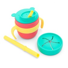 Easy Learn Drink and Snack Set   Baby  Toddler Silicone Learning Cup  Snack...